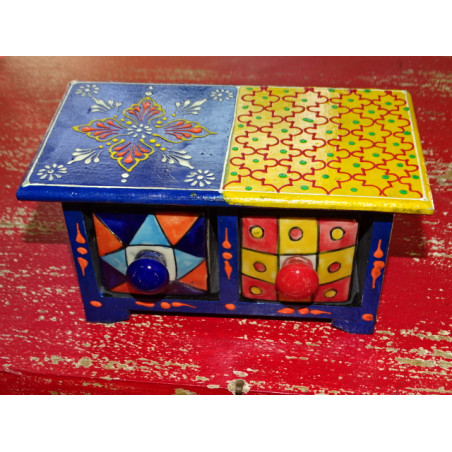 Tea or spices box 2 drawers N° 12