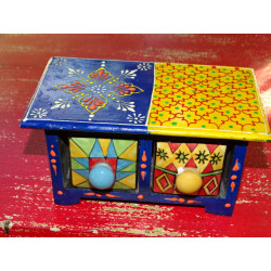 Tea or spices box 2 drawers N° 15