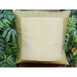 cushion cover 60x60 Golden border brocade