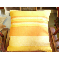 Cushion cover 40x40 cm 2 yellows and orange