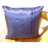 Dark blue mandala cushion cover