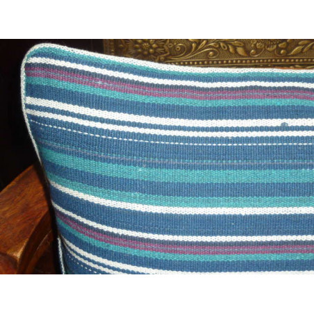 cushion cover toile MEXICO blue 40x40 cm