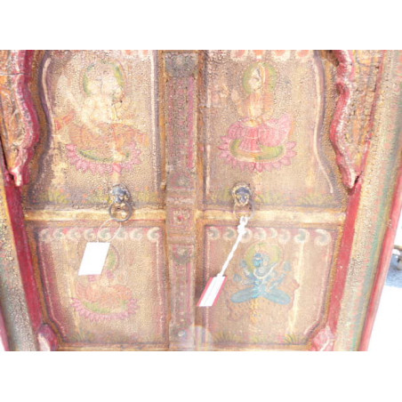 muy vieja ventana indio pintado