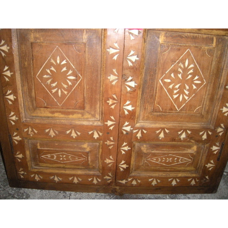 petite porte de placard teck