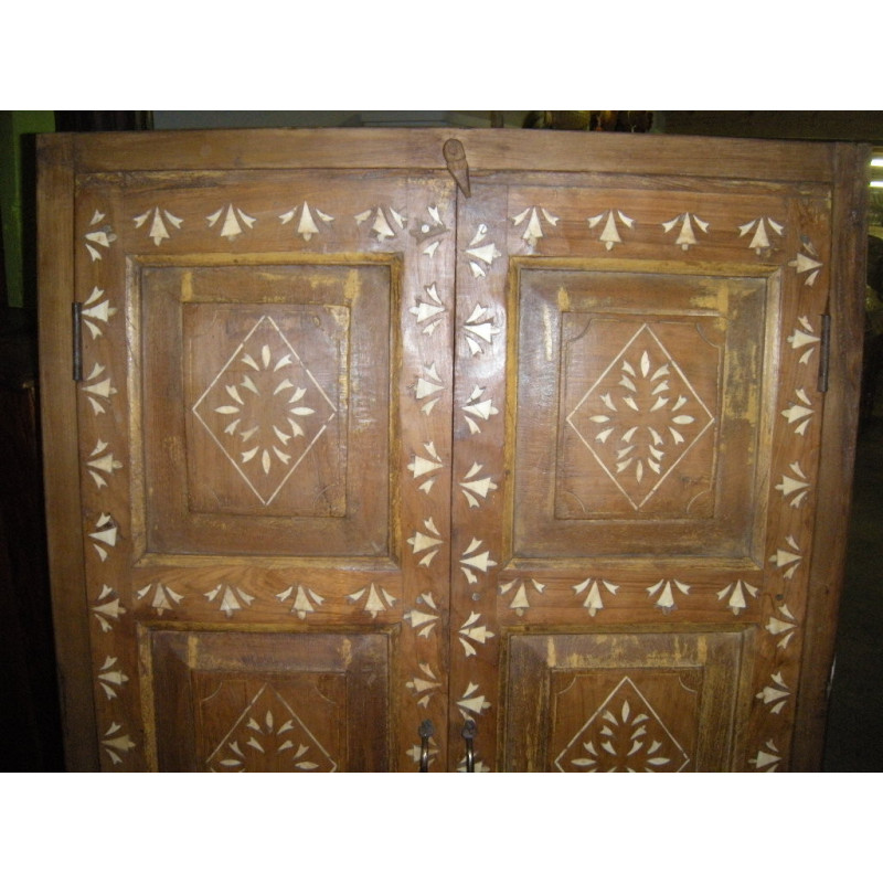 petite porte de placard teck