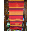 Dessus de lit indien KERALA de couleur marron, rouge et orange