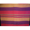 Indian KERALA bedspread in brown, red and orange colors