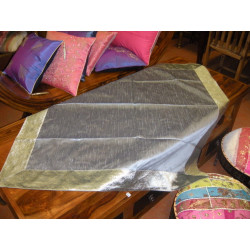 table covers taffetas brocade 110x110 cm greye