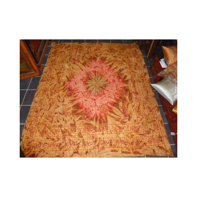 Tye & dye elefantes rosas et ocre