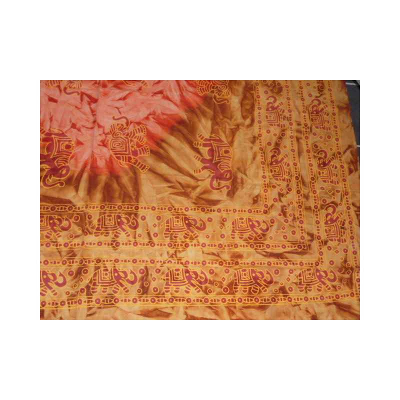 Tye & dye elefanti rosas et ocre