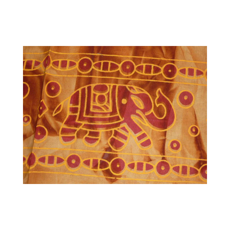 Tye & dye elefanti rosas et ocre