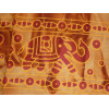 Tye & dye elefantes rosas et ocre