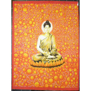 Buddha bulles oranges et rouges