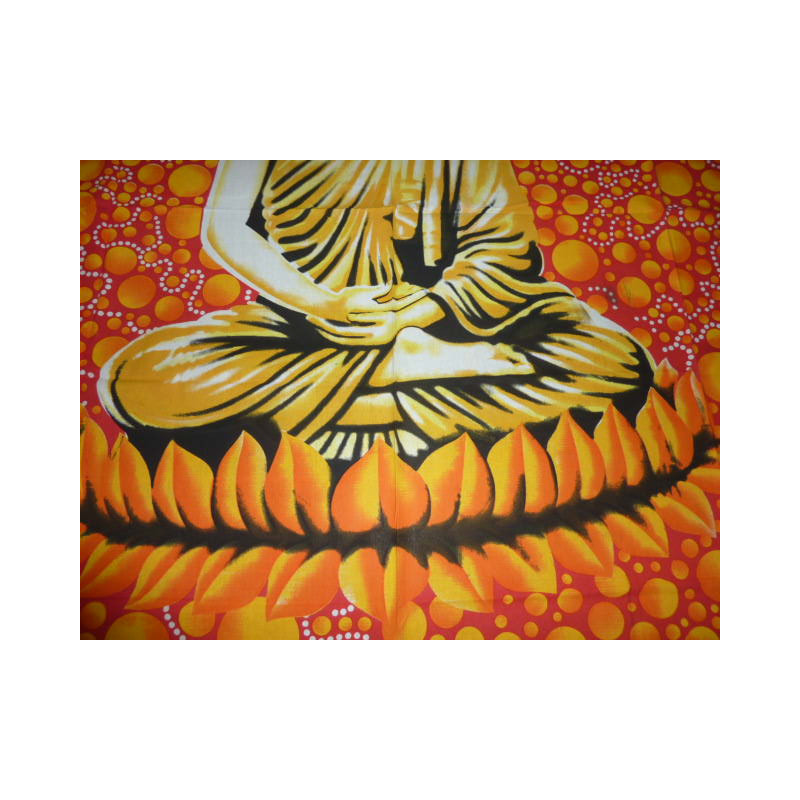 Buddha bulles aranciones et rossos
