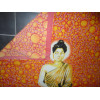 Buddha bulles oranges et rouges