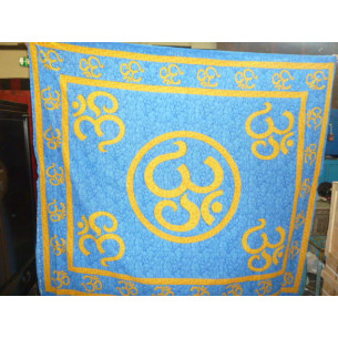 appeso blu e giallo chiazzato OM