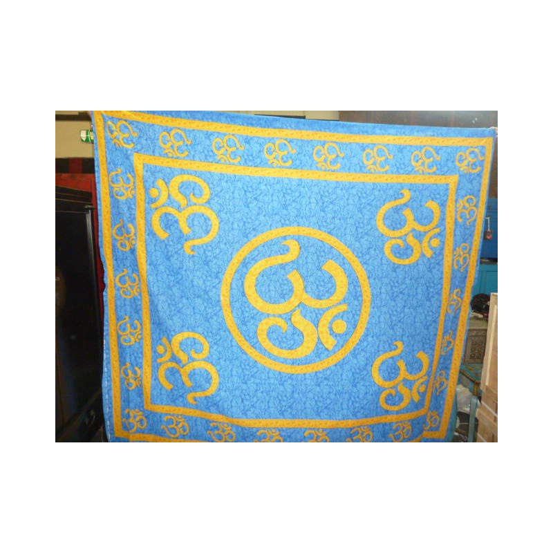 hanging OM marbré blue and yellow