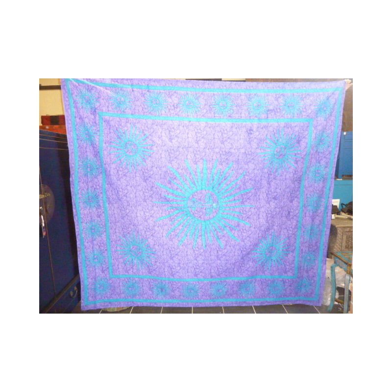 hanging Soleil marbré purple and blue