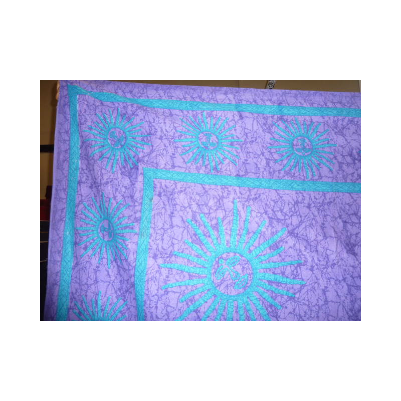 colgando púrpura y azul Sun mármol
