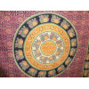 elefanti appeso arancione rotondo e bordeaux