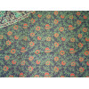 Tenture en coton ou dessus de lit avec mandala de couleur verte à fleur