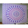 Appendino in cotone con vetro colorato e colore viola cashmeer