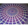 Cotton wall hanging with stained glass and cashmeer purple color