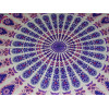 Cotton wall hanging with stained glass and cashmeer purple color