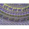 Coton wall hanging elephant purple and green
