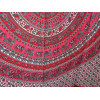 Tapestry Baumwolle rot Mosaik Elefant