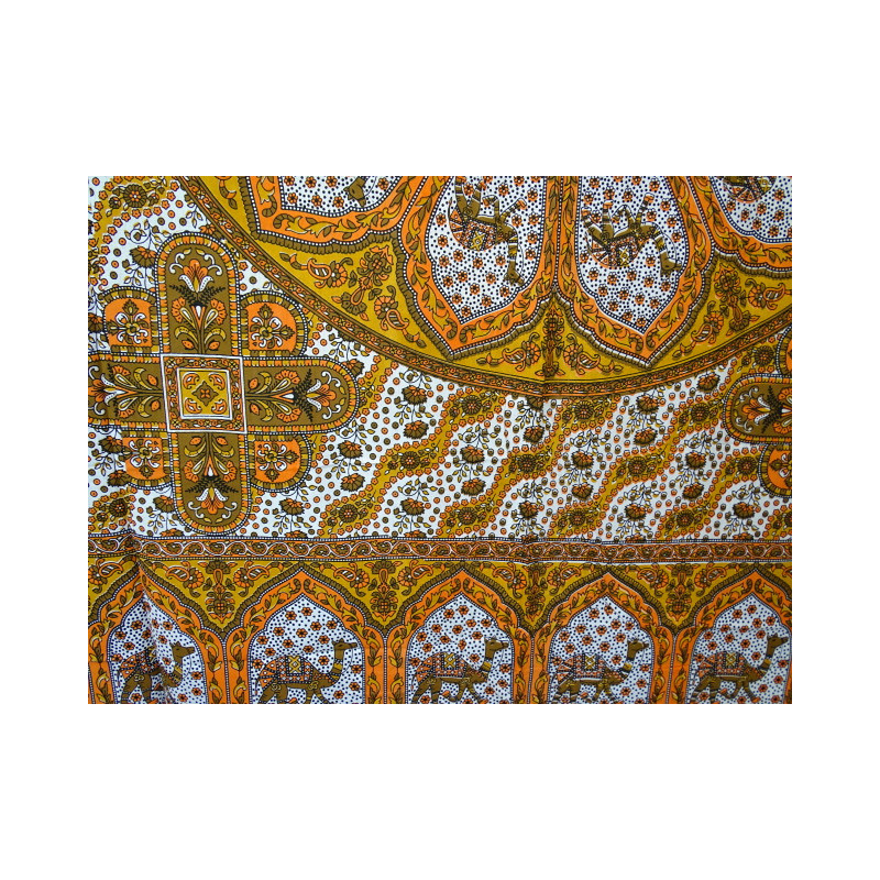 Colgando de naranja y marrón camello mosaico
