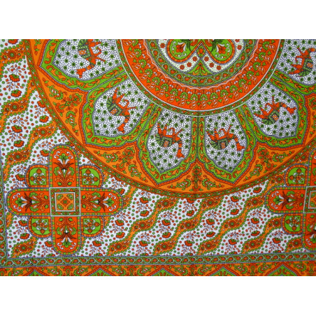 Hanging Mosaico cammello verde e arancio