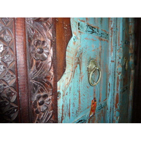 grande porta arco patine turchese