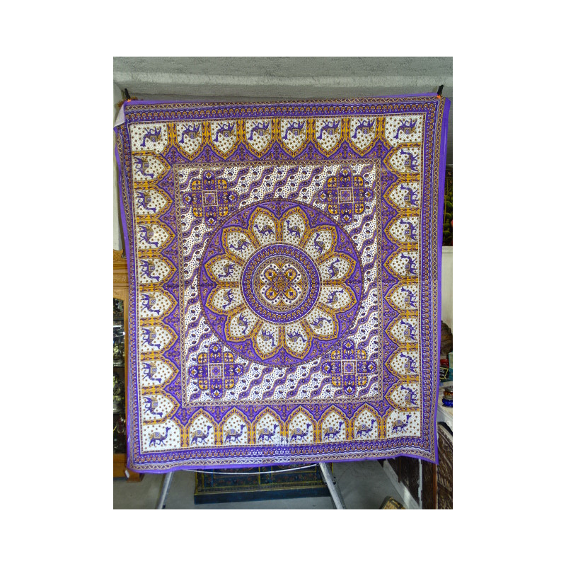 wall hanging Mosaic camel purple and orange