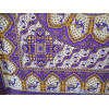 Tenture Mosaïque chameau violet et orange