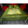 verde letto insieme con patchwork - 2