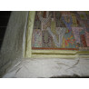 Parure de lit 220x260 cm grise avec patchwork