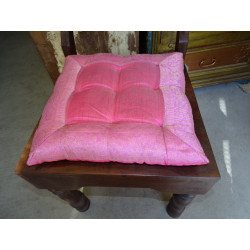 chair cushions pink brocade edges