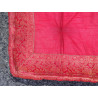cuscino Piano Rosso bordi di broccato
