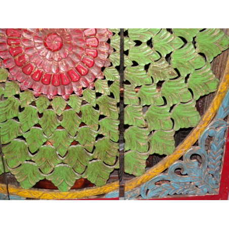 Dekoratives Triptychon / Kopfteil 184x184 cm multicolor