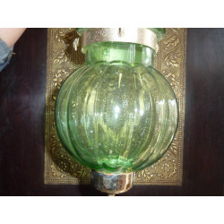 Deau grüne Lampe 13x13 cm KHARBUJA