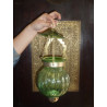 Deau lampada verde 13x13 cm KHARBUJA