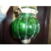 Lampe KHARBUJA vert foncé 13x13 cm