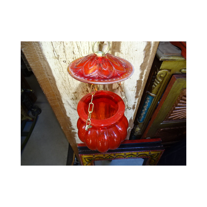 small lamp KHARBUJA red 13x13 cm