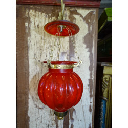 small lamp KHARBUJA red 18x18 cm