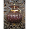 KHARBUJA Violettglas 22x22 cm Soufle