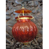 KHARBUJA Lámpara de vidrio 22x22 cm Soufle roja