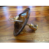 KHARBUJA cristal de la lámpara amarilla 22x22 cm Soufle