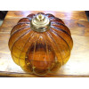 KHARBUJA vetro lampada gialla 22x22 cm Soufle