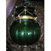 KHARBUJA lampada in vetro 22x22 cm Soufle verde scuro